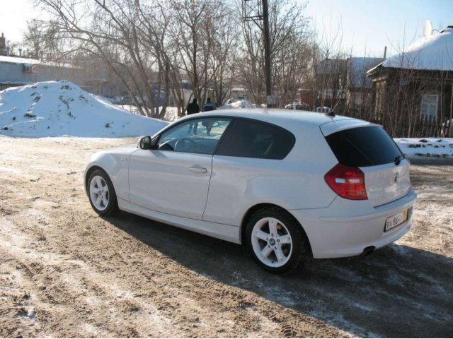 BMW 116i конец 2010 г.в, АВТОМАТ, цвет белый в городе Пермь, фото 4, BMW