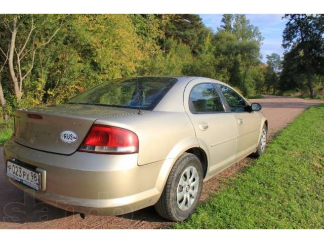 Chrysler Sebring, 2002 в городе Санкт-Петербург, фото 5, Ленинградская область