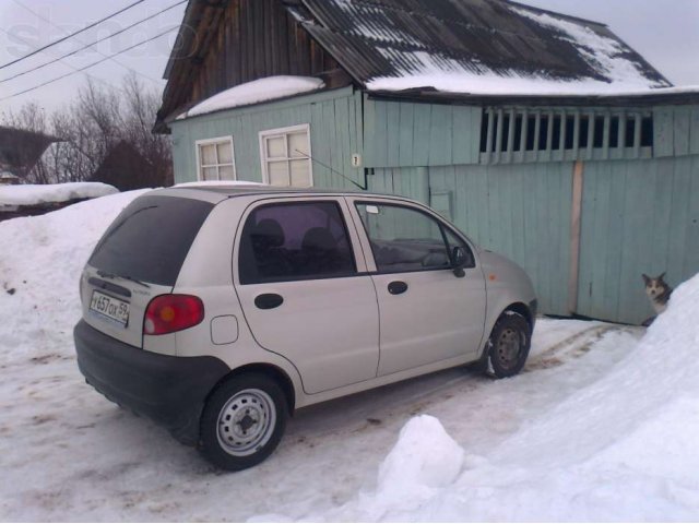 Daewoo Matiz, 2007 в хорошем состоянии в городе Чернушка, фото 3, Пермский край