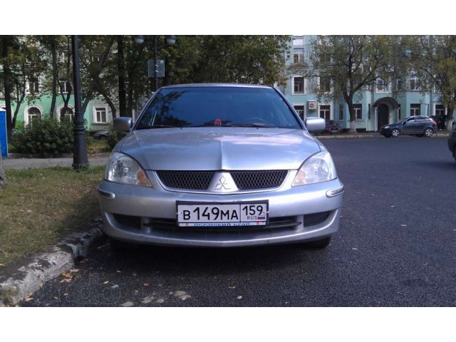 Mitsubishi Lancer, 2006, автомат, серебро, 100000км в городе Пермь, фото 1, Mitsubishi