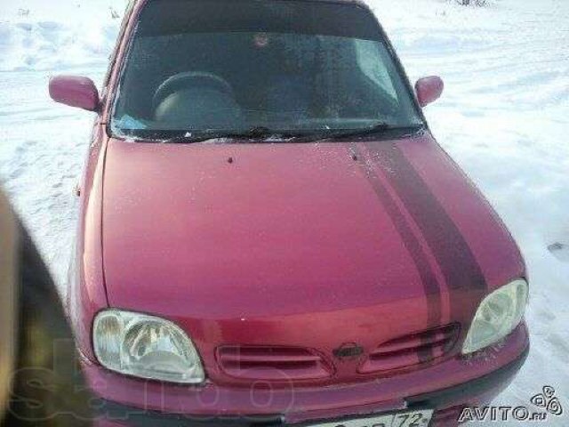 Продам авто Nissan March, 2001 г.в., красного цвета в городе Тюмень, фото 1, Тюменская область