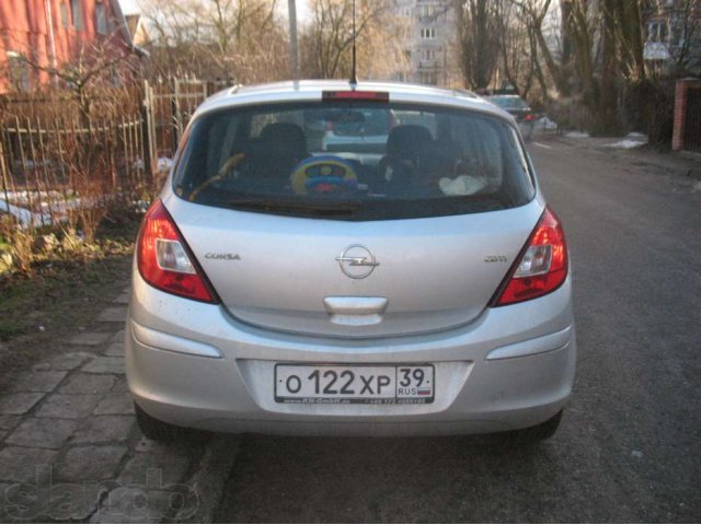 Продам Опель Корса, 2008 г., МКК, Серебристый в городе Зеленоградск, фото 5, Opel