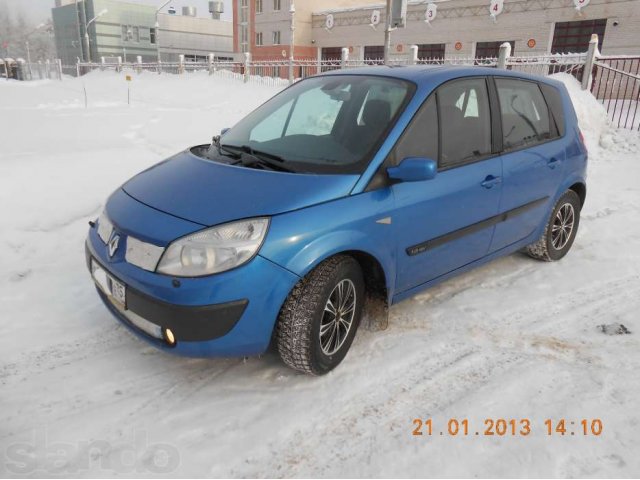 Renault Scenic 2005 г.в., минивен, инжектор, 1.6 л, 113 л.с., МКПП в городе Череповец, фото 2, Вологодская область