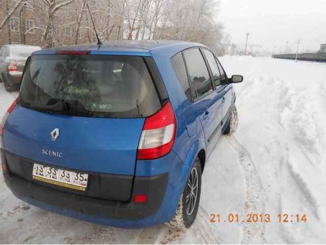 Renault Scenic 2005 г.в., минивен, инжектор, 1.6 л, 113 л.с., МКПП в городе Череповец, фото 7, Renault