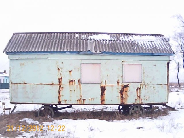 Продам вагончик передвижной в городе Уссурийск, фото 2, Строительная техника