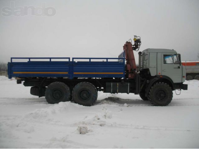 Кран-манипулятор БАКМ на базе КАМАЗ 43118 6\6 в городе Сергиев Посад, фото 1, Московская область