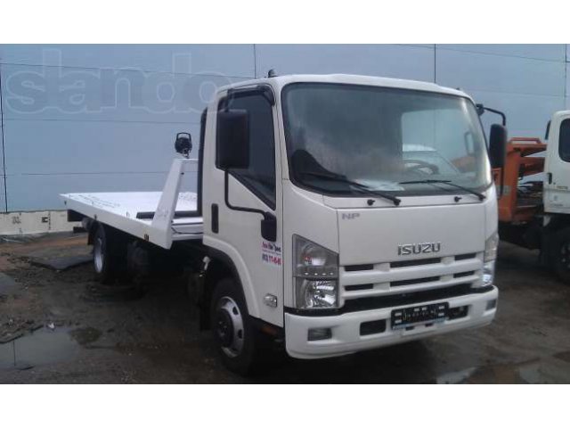 Isuzu NPR75LK. Эвакуатор. Сдвижная эвакуаторная платформа. в городе Санкт-Петербург, фото 5, Ленинградская область