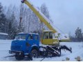 Автокран МАЗ телескоп 14 метров в городе Томск, фото 1, Томская область