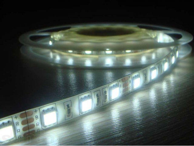 Лента cool white SMD5050 60led/m IP65 в городе Тюмень, фото 1, Тюменская область