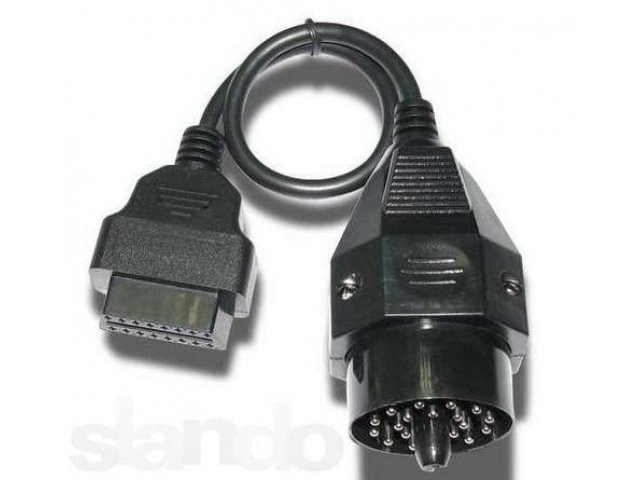 Кабель переходник OBD II - BMW 20-pin (новый) в городе Краснодар, фото 1, стоимость: 500 руб.