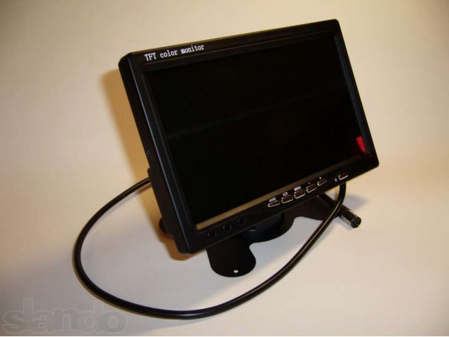 Монитор с TFT LCD экраном 7” с двумя видеовходами, одним аудиовходом в городе Пермь, фото 1, Пермский край