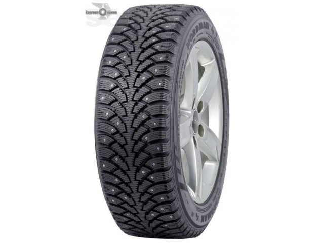 Шина Nokian Nordman 4 185 / 65 R15 88T (новая), зимняя, шипованная в городе Златоуст, фото 1, стоимость: 3 000 руб.