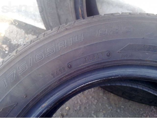 Продам Комплект летней резины 175/65R14 DUNLOP в городе Хабаровск, фото 4, стоимость: 8 000 руб.