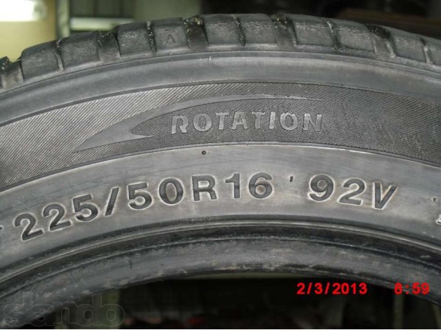 Шины 225/50 R16 пара hankook в городе Липецк, фото 4, Шины, диски и колёса