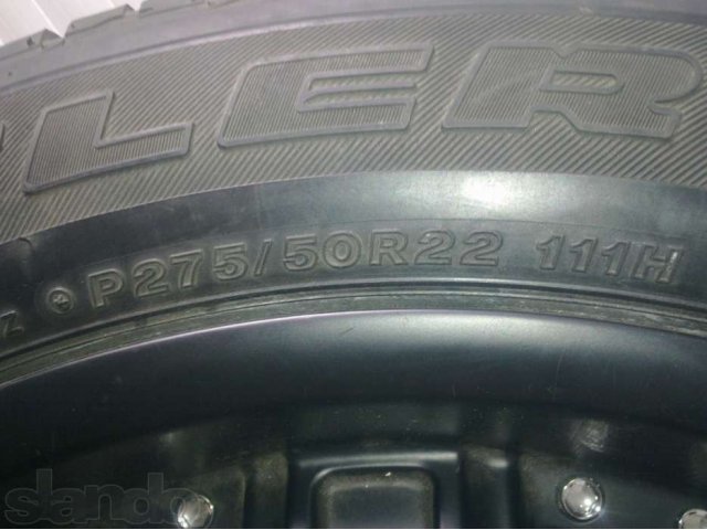 Продаю диски АR (USA)- литьё 275х50х22 с резиной Bridgestone  Dueler в городе Сочи, фото 2, Краснодарский край