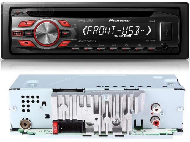 Новая USB/ MP3/ CD магнитола Pioneer DEH-1400UB в городе Санкт-Петербург, фото 3, стоимость: 2 599 руб.