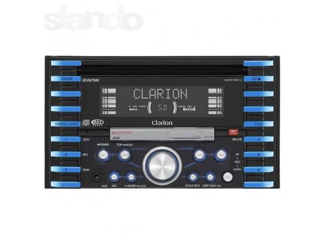 Продается автомобильный 2-DINовый CD-MP3-ресивер Clarion DFZ 675 MC. в городе Самара, фото 1, стоимость: 6 500 руб.