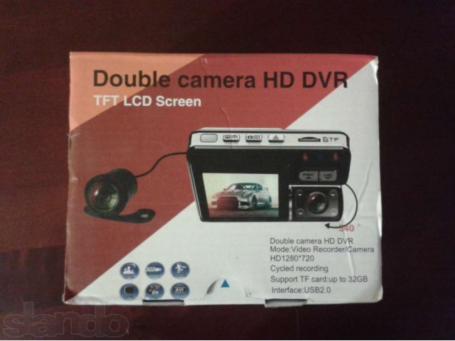 Регистратор HD DVR dual camera. НОВЫЙ! в городе Новосибирск, фото 1, стоимость: 3 200 руб.