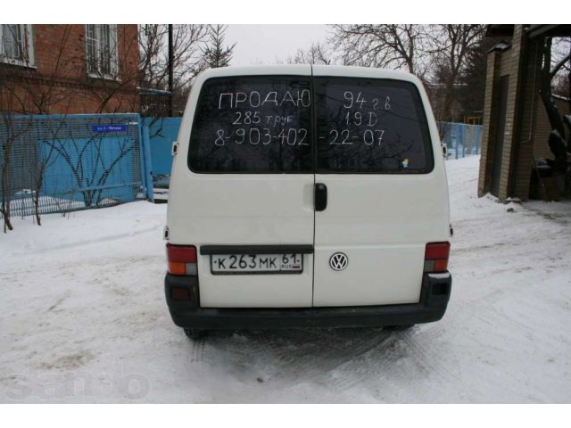 Volkswagen Transporter 1994г.в в городе Ростов-на-Дону, фото 4, стоимость: 285 000 руб.