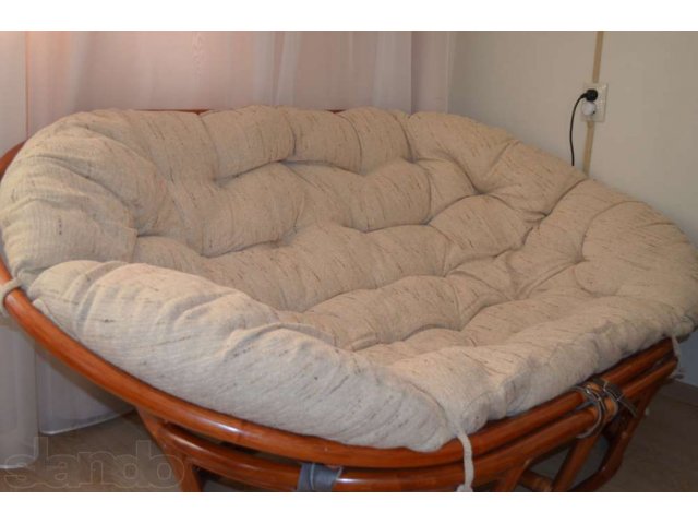 Продам диван Мамасан из ротанга (цвет коньяк) хорошем состоянии в городе Абакан, фото 1, стоимость: 7 000 руб.