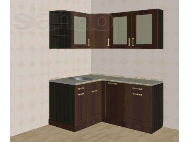 Новый угловой кухонный гарнитур из бука в городе Солнечногорск, фото 1, стоимость: 43 000 руб.
