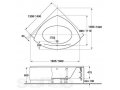 Ванна акриловая всборе в городе Новосибирск, фото 2, стоимость: 11 800 руб.