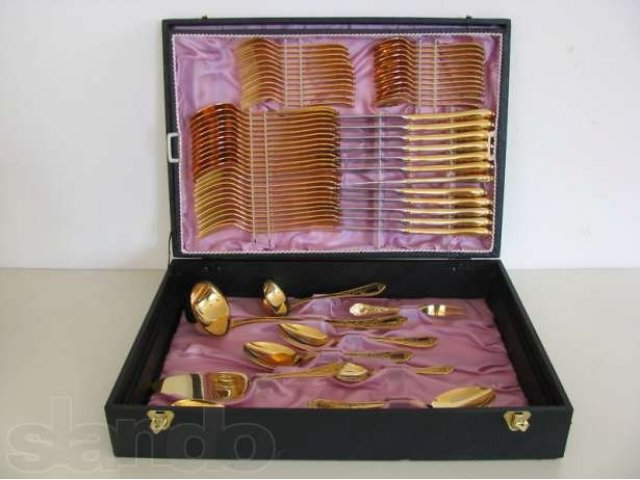 Столовый набор Рококо 69 предметов Золото 24 Карат 999,9 золотом пр в городе Белгород, фото 1, Освещение