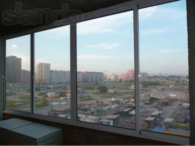 Балконные раздвижные аллюминивые рамы в городе Красноярск, фото 1, Окна, стекло, зеркала, балконы
