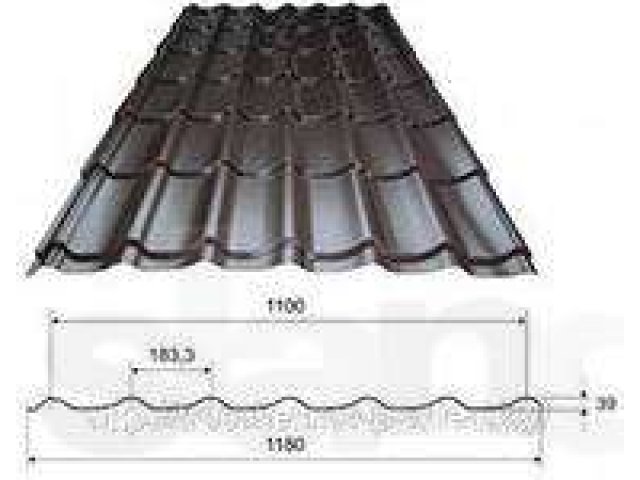Металлочерепица в щелково в городе Щёлково, фото 1, Прочие стройматериалы