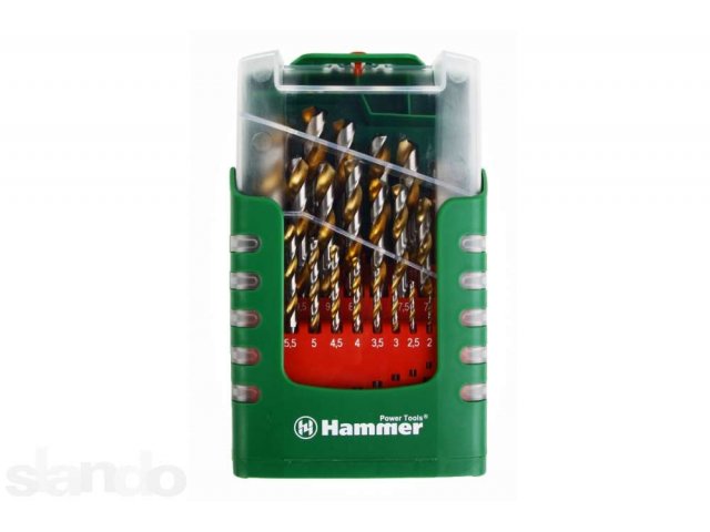 Набор сверл HAMMER DR set No8 (29pcs) 1,0-13mm в городе Ижевск, фото 1, Ручные инструменты