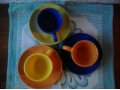 Цветные чашечки для кофе 3 шт. в городе Мурманск, фото 2, стоимость: 100 руб.