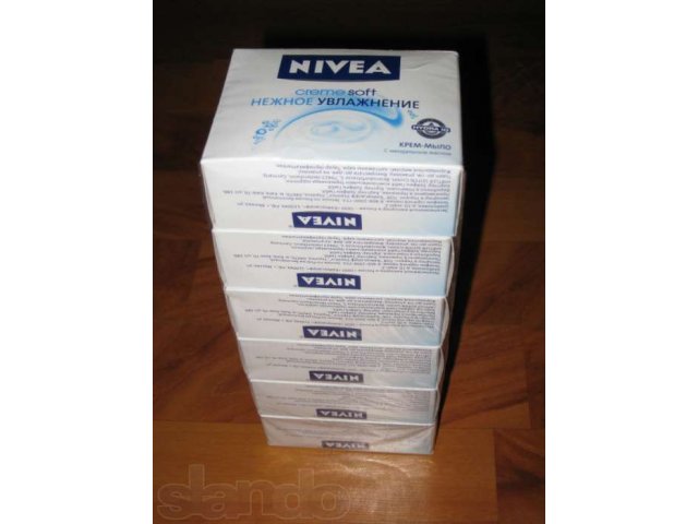 Мыло Nivea Creme Soft (6 шт) в городе Москва, фото 1, стоимость: 120 руб.