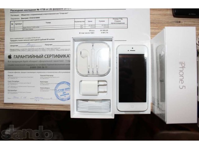 Продаю Iphone 5-64 Гб (Новый, упакованный) в городе Краснодар, фото 1, стоимость: 26 000 руб.