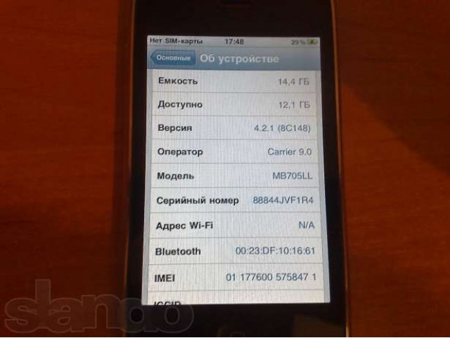 Продам Apple IPHONE 3G 16GB в городе Москва, фото 1, Московская область