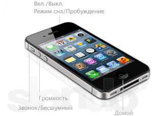 Продам новый Iphone 4S 16Г, Анлоченный, привезен из Гонконга. Черный в городе Чита, фото 3, Мобильные телефоны