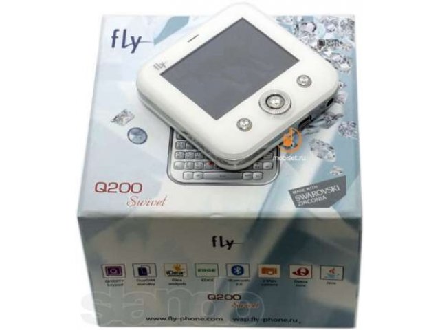 Fly Q200 Swivel qwerty в стразах в городе Томск, фото 1, стоимость: 2 000 руб.