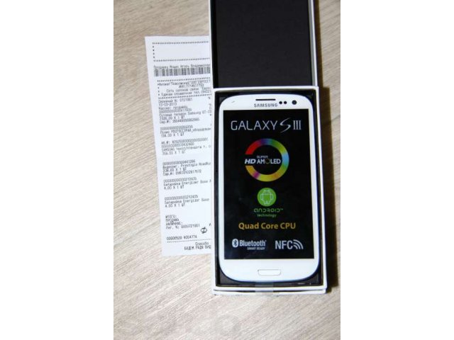 Samsung Galaxy S III новый белый в городе Ульяновск, фото 1, стоимость: 15 500 руб.