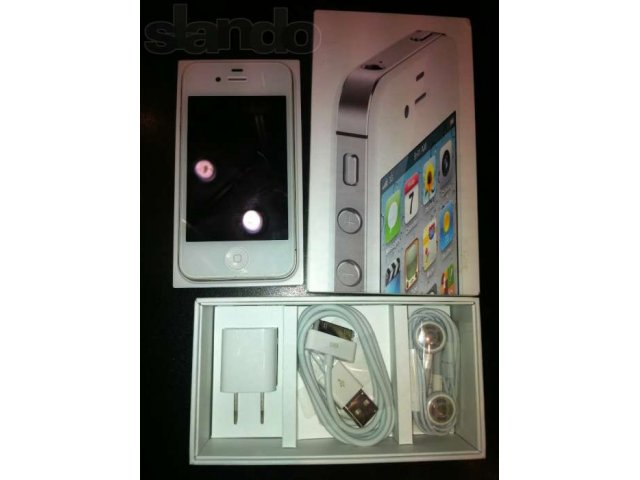 iPhone 4S 16Gb белый в городе Астрахань, фото 1, стоимость: 17 500 руб.