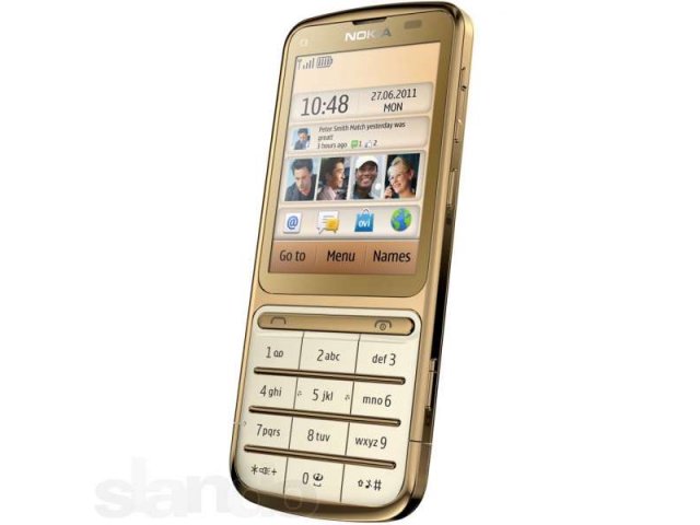 Nokia C3-01 Gold Edition в городе Чебоксары, фото 1, стоимость: 3 000 руб.