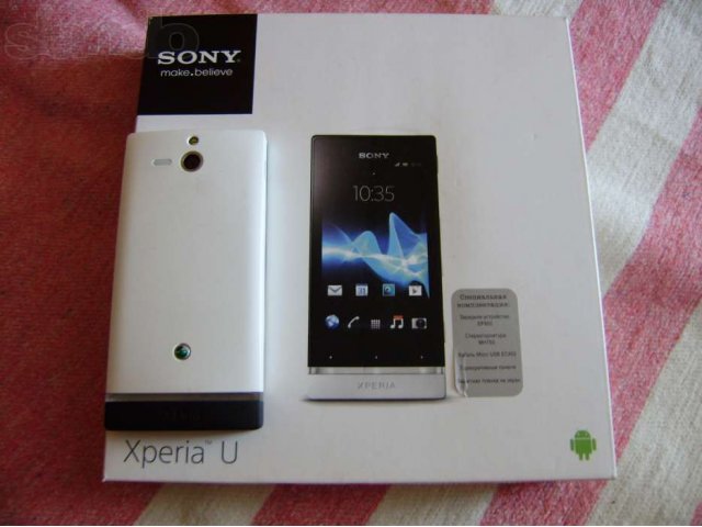 Продам телефон Sony Xperia U за 8500 т.р в городе Хабаровск, фото 1, Мобильные телефоны