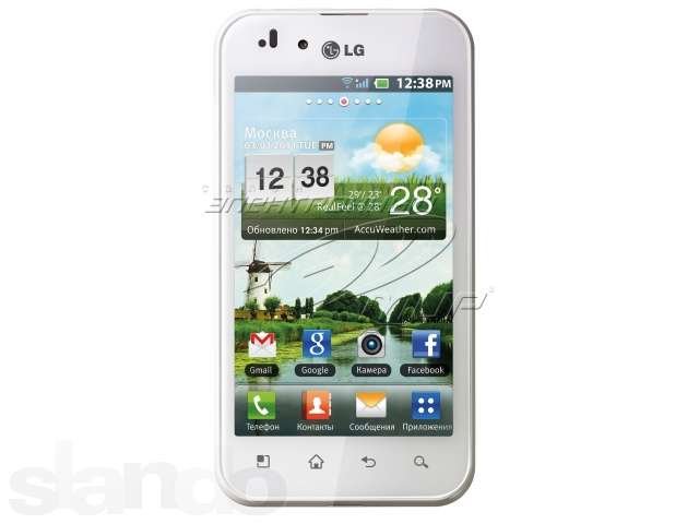 CРОЧНО!!! Продам телефон LG OPTIMUS P-970 Белый в городе Благовещенск, фото 1, стоимость: 6 000 руб.