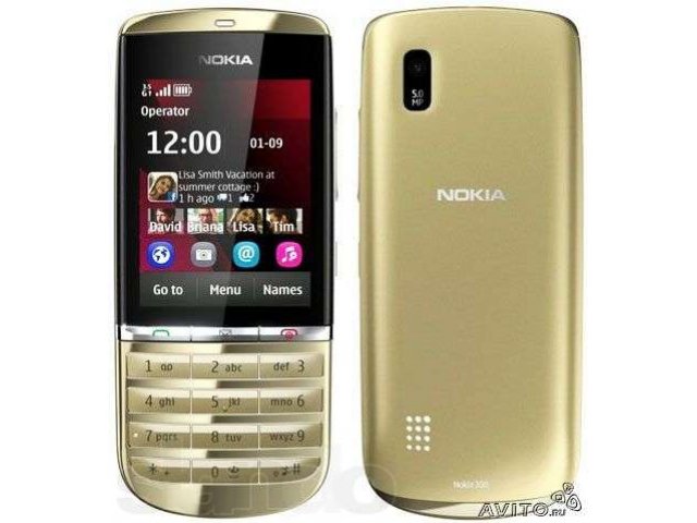 Nokia Asha 300 gold в городе Березовский, фото 1, стоимость: 3 000 руб.