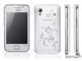 Samsung S5830 White la Fleur Galaxy Ace в городе Березовский, фото 1, Свердловская область