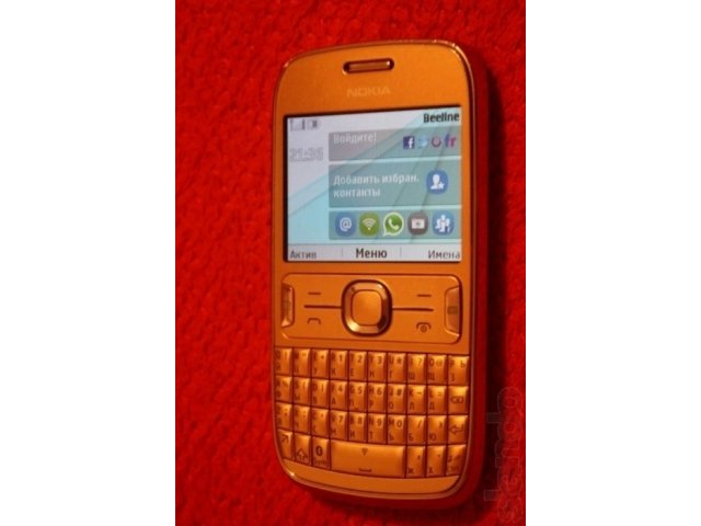 Nokia 302 (Asha) Golden Light. в городе Серпухов, фото 1, стоимость: 3 800 руб.