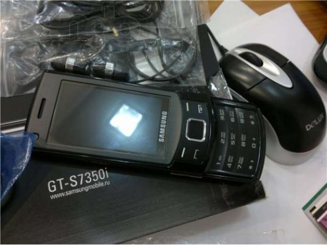 Продаю Samsung GT-S7350i цв. черный, полная комплектация в городе Новочебоксарск, фото 1, стоимость: 3 500 руб.