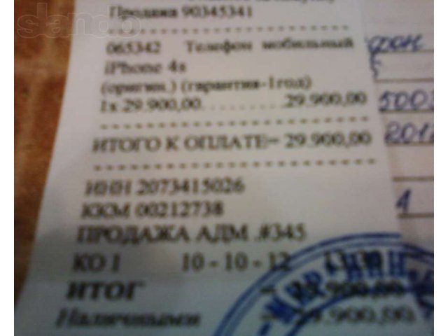 Продам iPhone 4S в городе Томск, фото 2, Мобильные телефоны