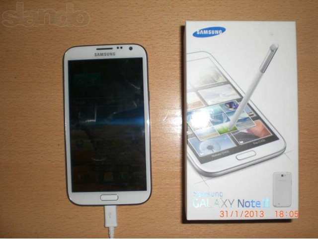 Смартфон Samsung GT-N7100 Galaxy Note2 White в городе Липецк, фото 3, Мобильные телефоны