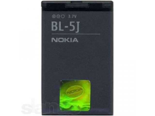 Аккумулятор Nokia BL-5J Оригинал для X6/5800/5230 в городе Челябинск, фото 1, стоимость: 390 руб.