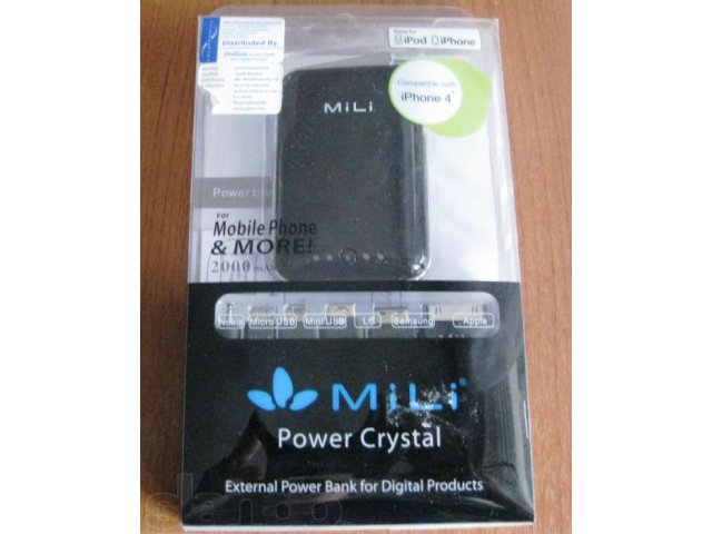 Универсальный аккумулятор Mili Power Crystal HB-A10 в городе Саратов, фото 2, стоимость: 750 руб.