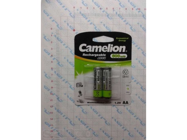 Аккумулятор Camelion R6 600mAh Ni-Cd BL-2 в городе Кемерово, фото 1, стоимость: 60 руб.